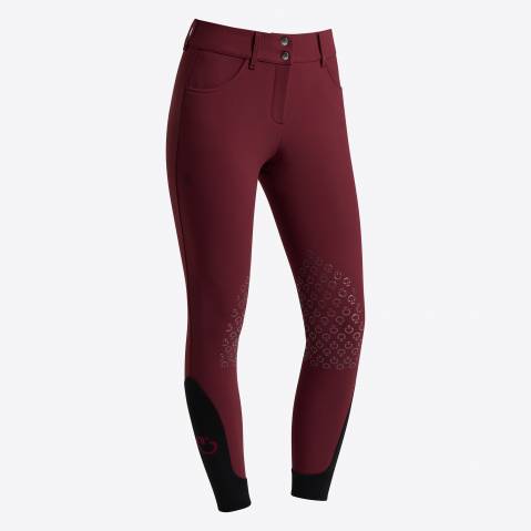 Pantalon taille haute grip genoux - Cavalleria Toscana - Jersey technique 4-way 