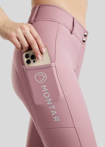 Pantalon taille haute Mocha avec cristaux - Montar - Full grip