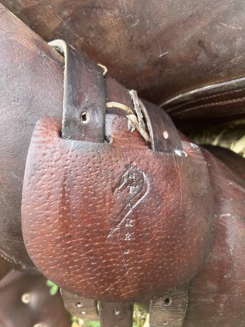 Vends selle mixte Antares marron