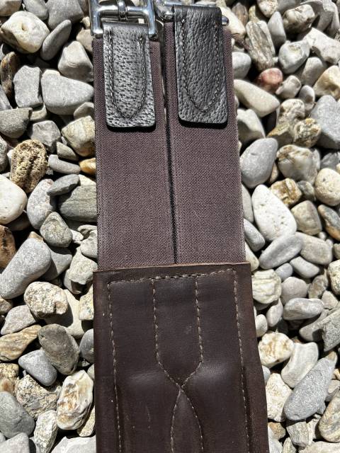 Sangle bavette ÉQUIPE Easy taille 135 marron (neuve)