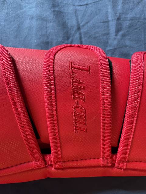 Guêtres de dressage rouge