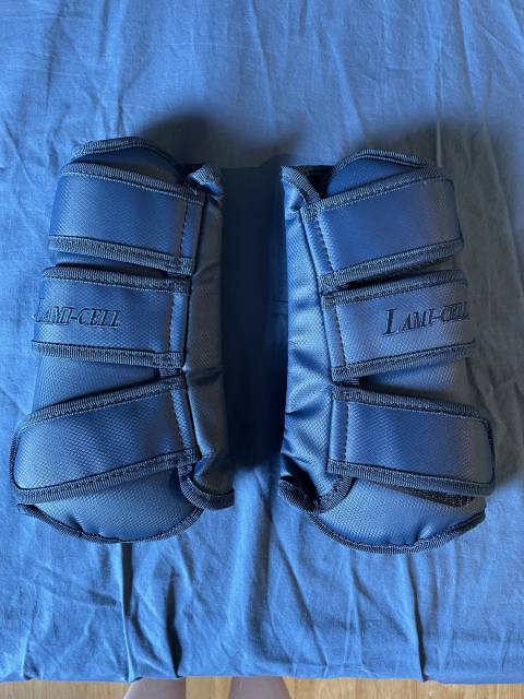 Guêtres de dressage bleu