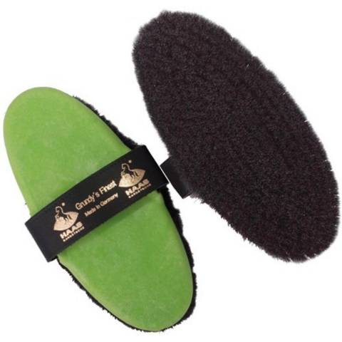 Brosse douce Grundy's - Bieman de Haas - Fibres en crins noirs