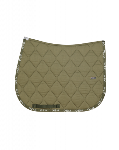 Tapis de selle LOVE Obstacle Kaki - GEM