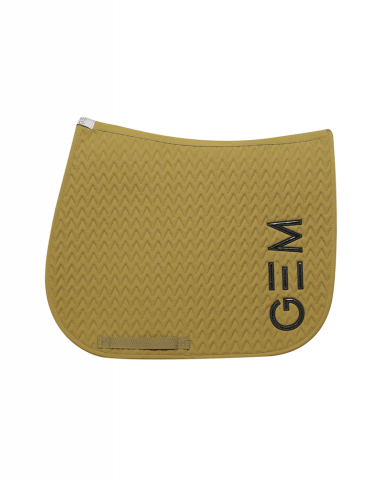 Tapis de selle TEN Epice Jaune - GEM - Matelassage en V