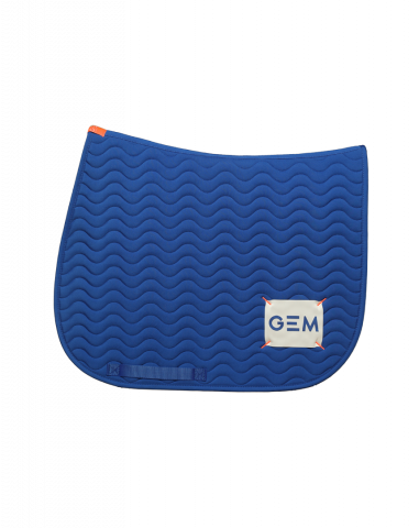 Tapis de selle TOUC TOUC Obstacle - GEM - Bleu roi