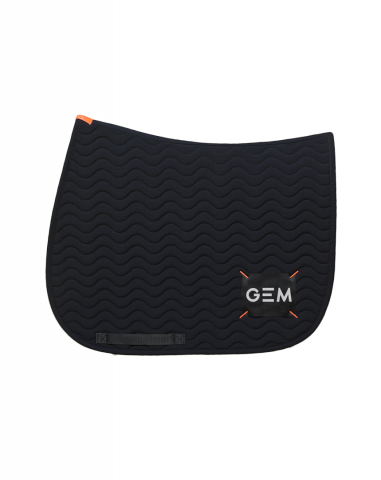 Tapis de selle TOUC TOUC Obstacle - GEM - Bleu marine