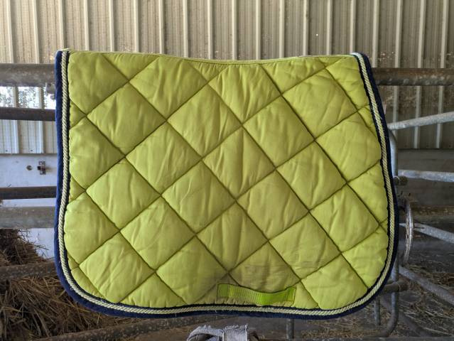 Tapis équitation vert
