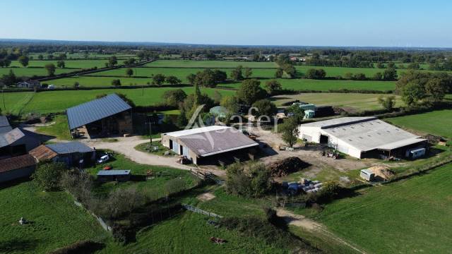 Batiments d'exploitation sur 144 ha