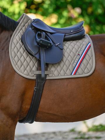 Tapis de selle Stanford MIXTE AW25 - Tommy Hilfiger - Surpiqures diamant