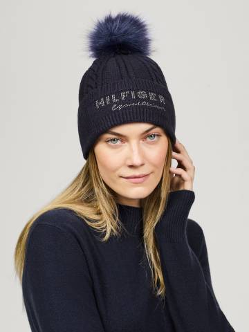 Bonnet Perry Strass - Tommy Hilfiger - Tricot doux
