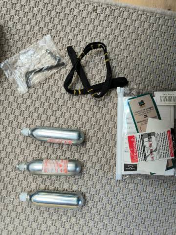 Airbag HIT AIR KID M-XL (servi 1 année) +3 cartouches