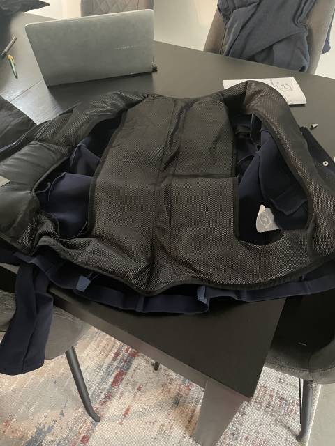 Veste air bag intégré 