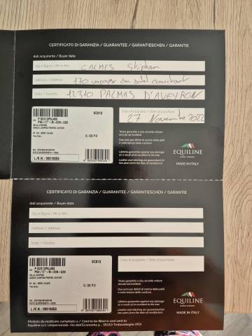 Selle Equiline CSO taille 17 