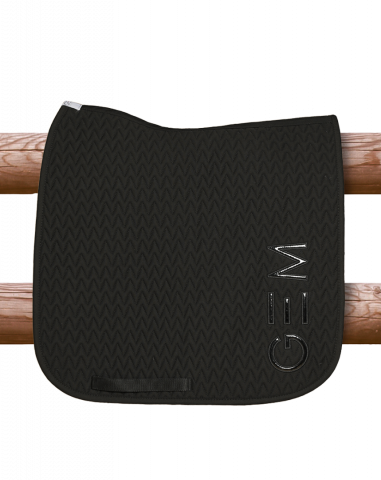 Tapis de selle Ten DRESSAGE - GEM - Matelassage en V
