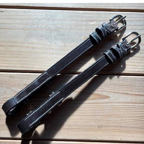 Montants de filet Week - Jump'in - Cuir havane