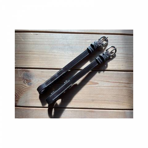 Montants de filet Week - Jump'in - Cuir havane