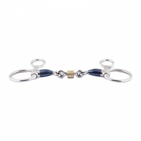 Mors baucher double brisure Blue Steel - Jump'In - Effet de levier