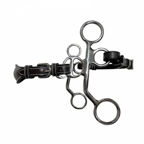 Hackamore PONEY cuir branches courtes - Jump'in
