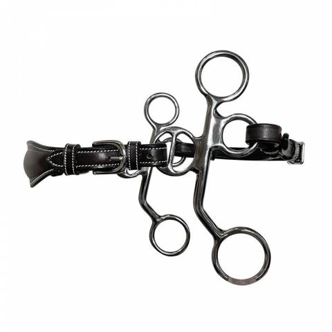 Hackamore PONEY cuir branches courtes - Jump'in
