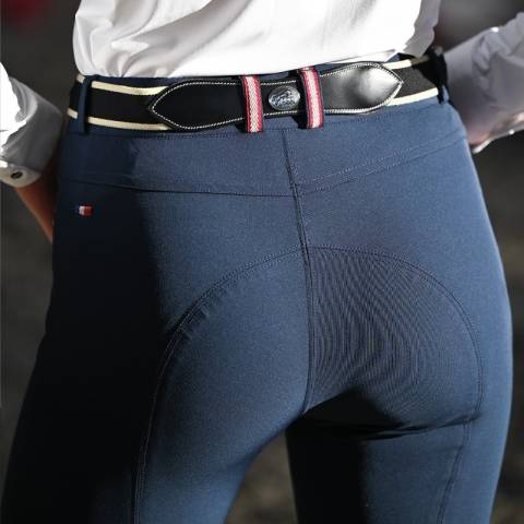 Pantalon d'équitation Junior fille Luna Marine - Jump'In - Grip