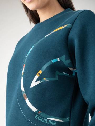 Pull d'équitation col rond Ezzy - Equiline - Polaire douce