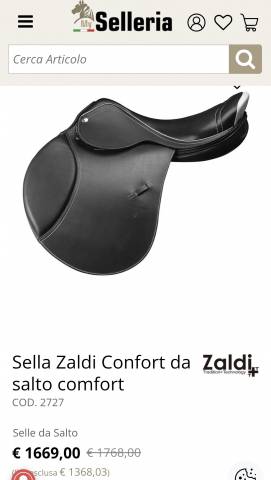 Sella Zaldi Comfort 17.5