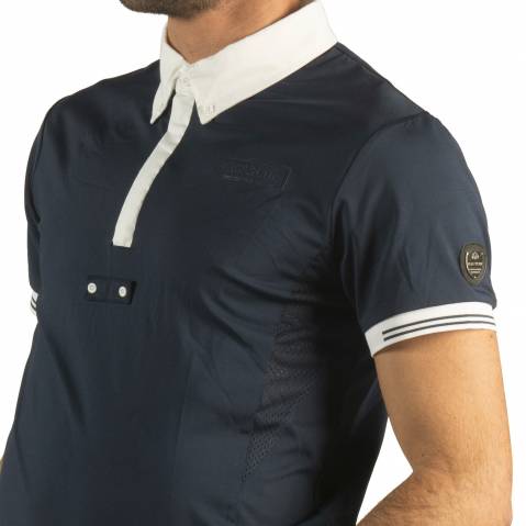 Polo de concours enfant Bankso manches courtes - Flags & Cup - Technique léger