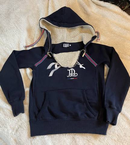 Sweat capuche Penelope Leprevost taille 14 ans