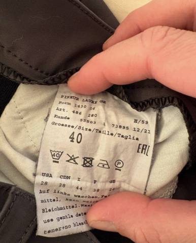 Pikeur pantalon gris strass FR 38