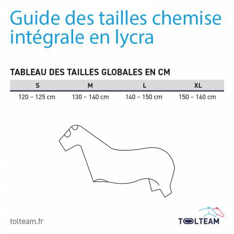 Chemise int&eacute;grale en lycra Tolteam
