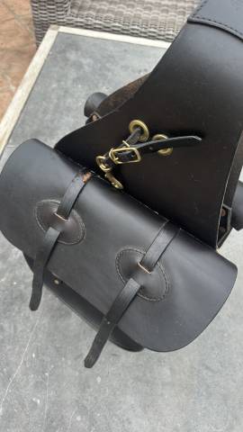 Sac de selle en cuir Tucker 