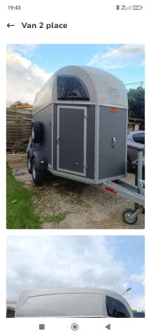 A vendre van duo bockmann servie 1 fois