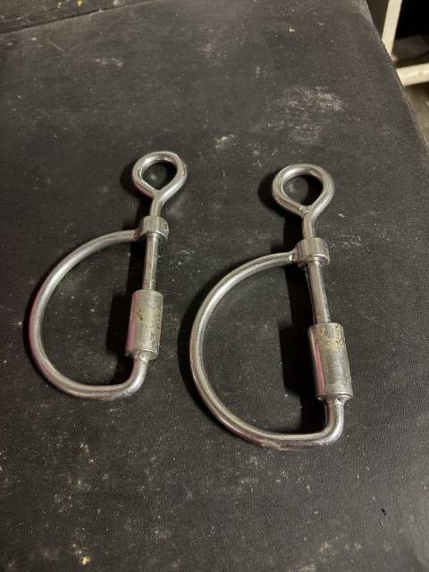 Anneaux Baucher I-Bride – acier inox – bon état