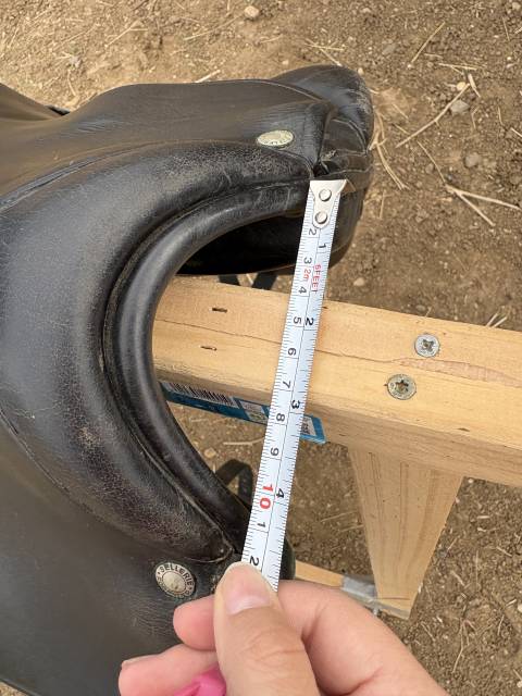 Selle de dressage Forestier Carlos Pinto 16,5" cuir noi