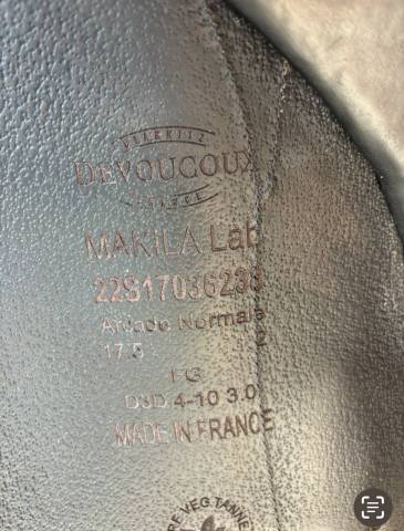 Selle dressage 17,5’’ Devoucoux Makila Lab