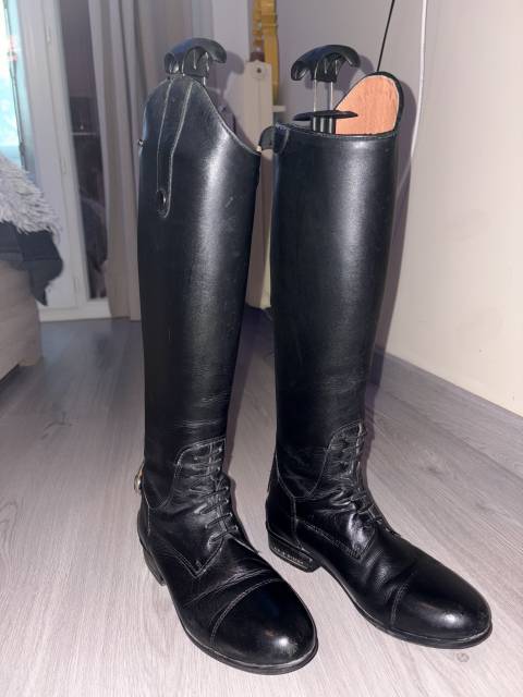 Botte equithème pied fin taille 36 et taille du mollet XS