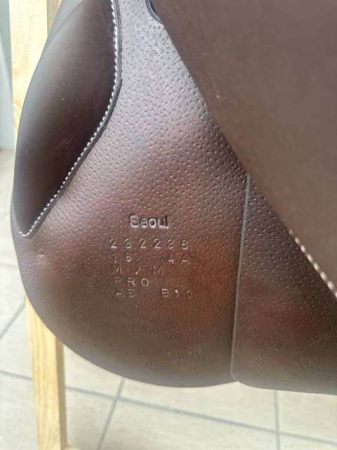Selle forestier Seoul 18 4A Chataigne Veau / Grainé 
