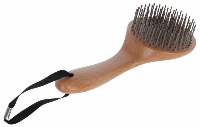 Brosse &agrave; crins en bois - Magic Brush