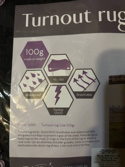 Couverture imperméable 100g