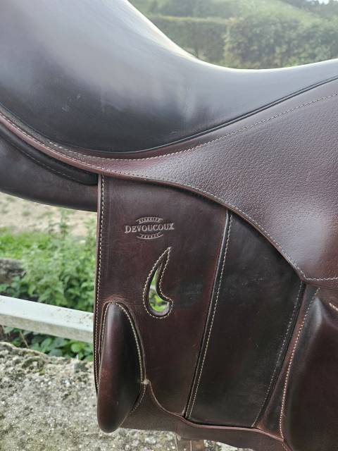 Selle Devoucoux Chiberta K 16.5 Havane