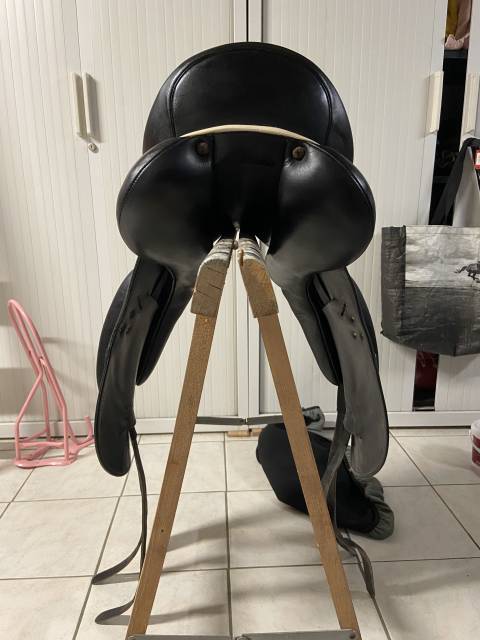 Selle dressage mono-quartier - time rider - 17,5