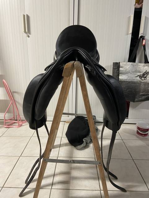 Selle dressage mono-quartier - Time Rider - 17,5