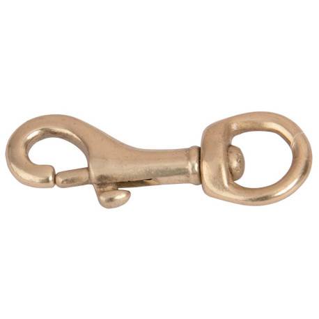 Mousqueton œil rond 13mm - TdeT - Laiton