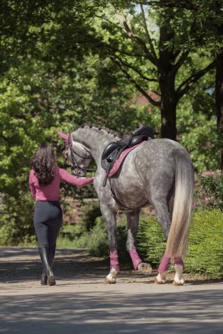 Tapis de selle Glam Crystal Heritage - Eskadron - Strass dor&eacute;s
