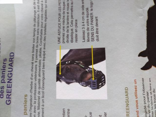 Licol/panier Greenguard