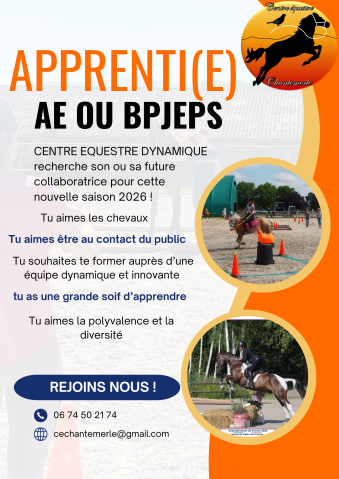 Apprenti ae ou bpjeps