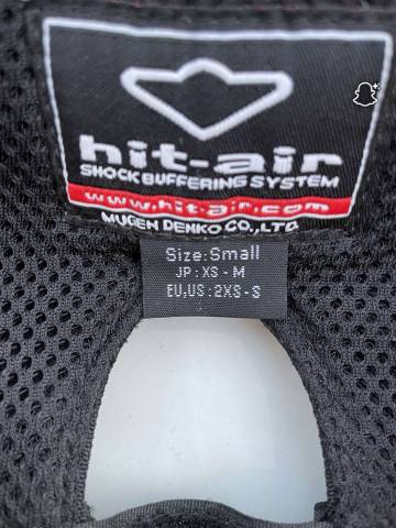 Airbag hit-air taille M