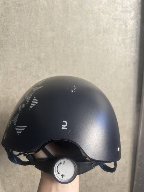 Casque bleu gris fouganza enfant S