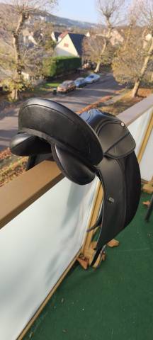 Selle dressage Éric thomas synthétique 17,5 